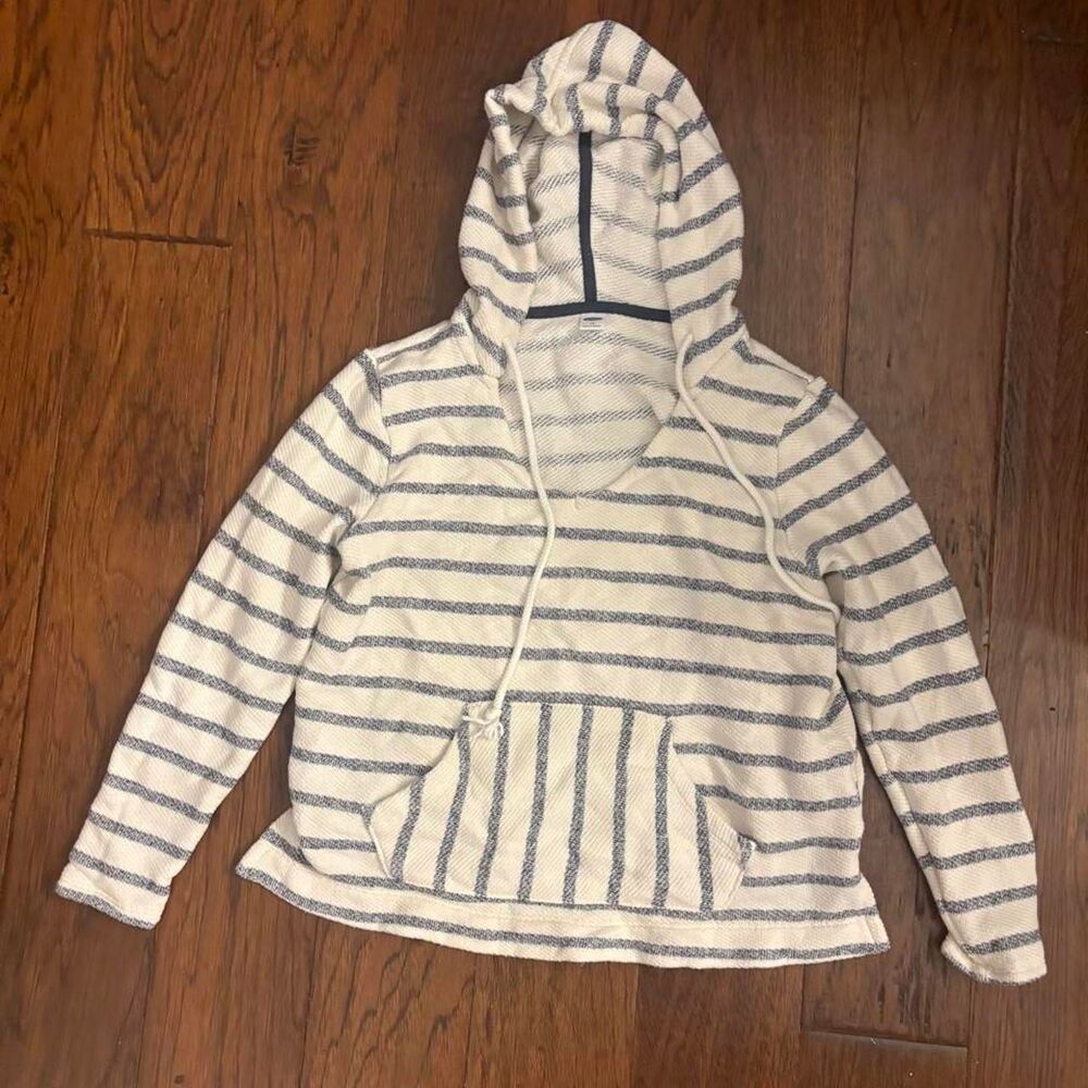 Old-navy Women's Cream and White Hoodie